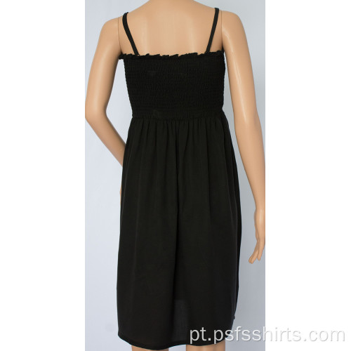 Vestido feminino sem alças deslizante